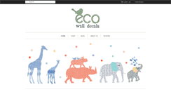 Desktop Screenshot of ecowalldecals.com